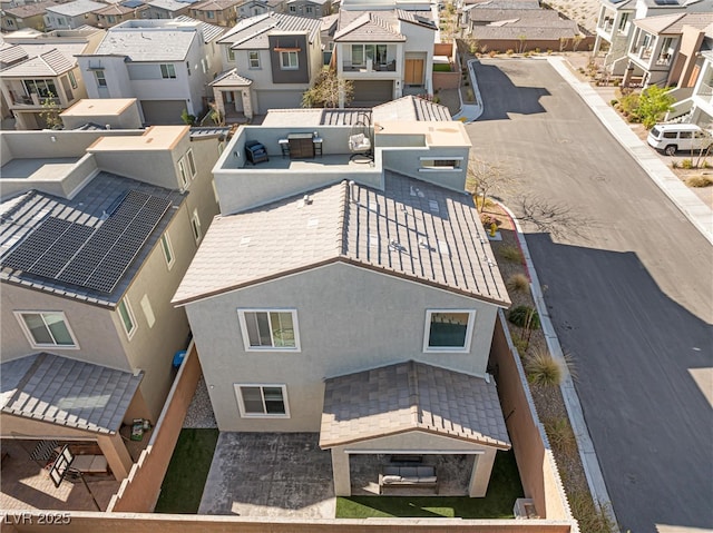 birds eye view of property featuring a residential view