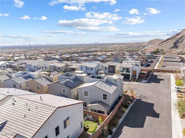 bird's eye view featuring a residential view
