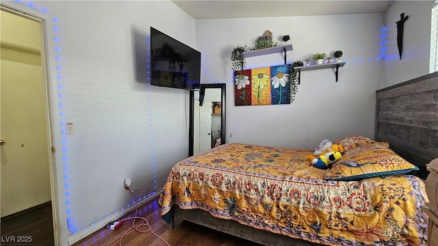3871 Sir Bret Ct, Las Vegas, NV 89104 - bedroom featuring wood finished floors