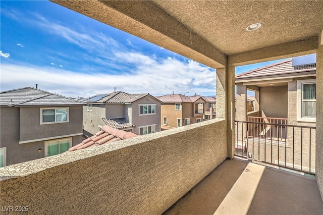 415 Carsin Wayne Ct, North Las Vegas, NV 89031 - balcony featuring a residential view