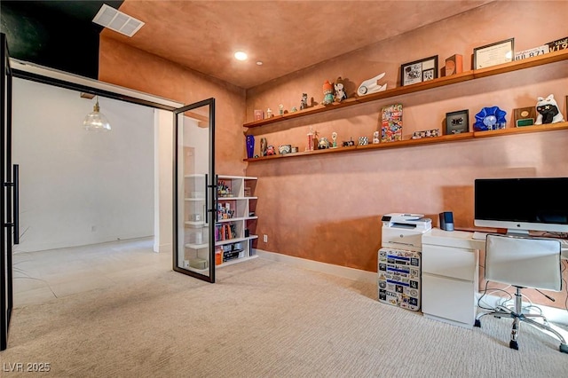 12199 Canyon Sunset St, Las Vegas, NV 89138 - carpeted office featuring visible vents and baseboards