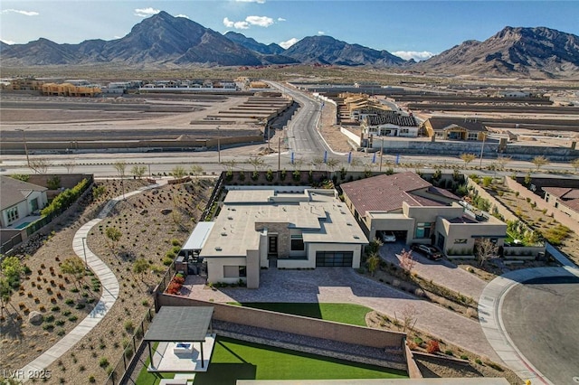 12199 Canyon Sunset St, Las Vegas, NV 89138 - drone / aerial view with a mountain view