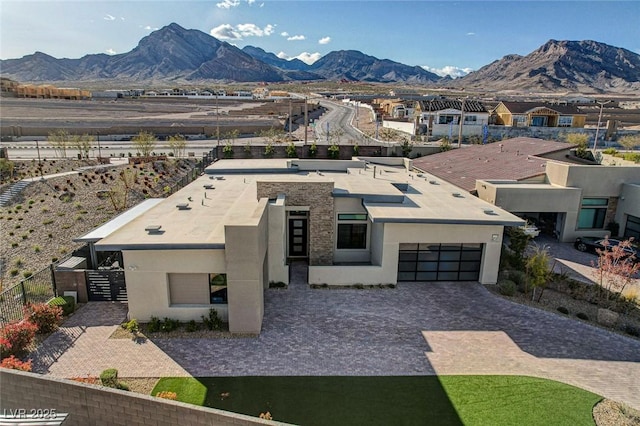 12199 Canyon Sunset St, Las Vegas, NV 89138 - view of mountain feature with a residential view