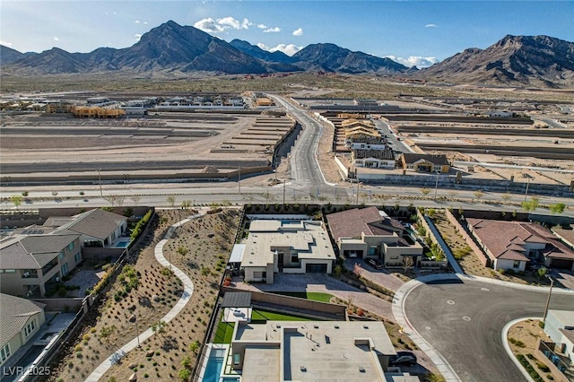 12199 Canyon Sunset St, Las Vegas, NV 89138 - aerial view with a residential view and a mountain view