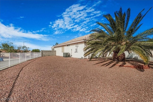 1066 Vanlier Ln, Henderson, NV 89015 - view of yard featuring cooling unit and fence