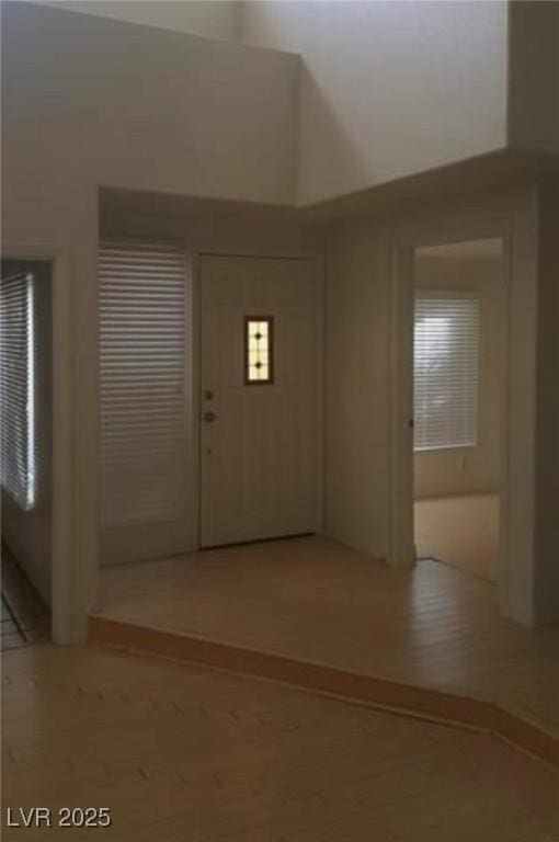 6974 Emerald Springs Ln, Las Vegas, NV 89113 - entryway with light wood finished floors
