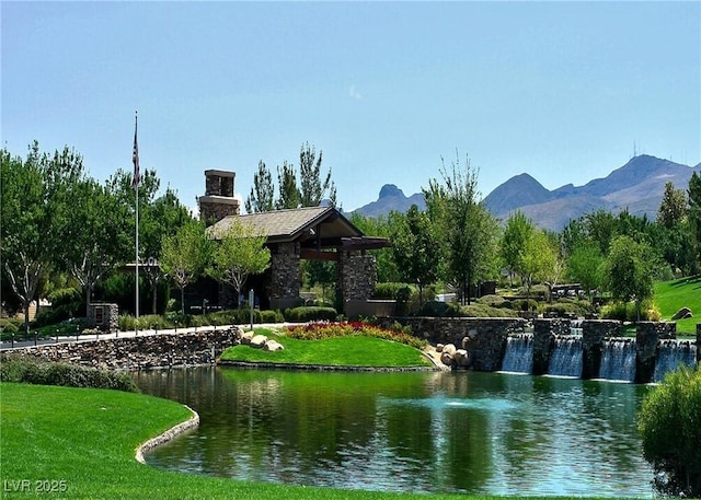 5 Clear Crossing Trl, Henderson, NV 89052 - water view with a mountain backdrop