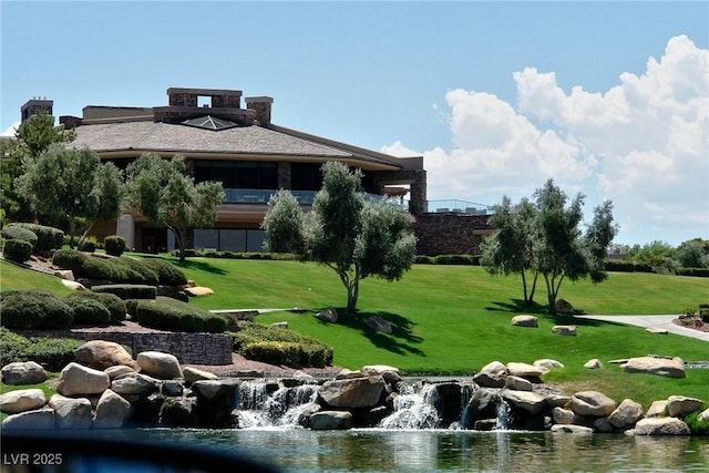 5 Clear Crossing Trl, Henderson, NV 89052 - view of community featuring a lawn