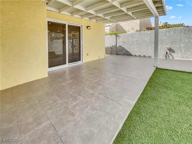 view of patio / terrace with fence private yard