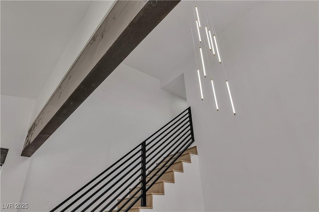 view of stairway