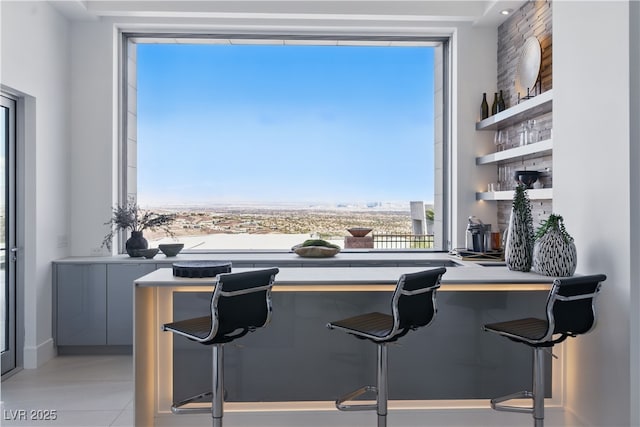 667 Palisade Rim Dr, Henderson, NV 89012 - dining room featuring light tile patterned floors