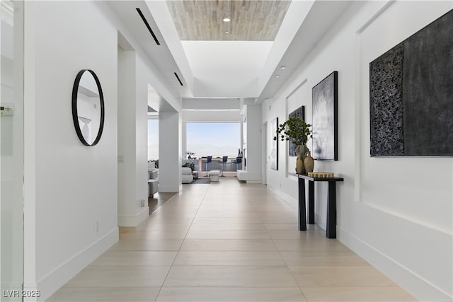 667 Palisade Rim Dr, Henderson, NV 89012 - hall featuring light tile patterned flooring