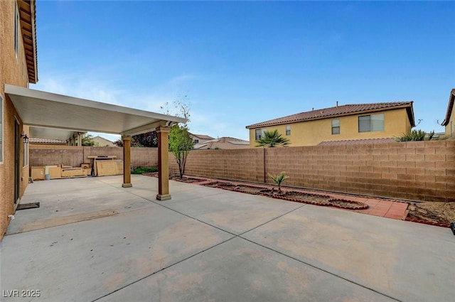 7216 Campolina Ct, Las Vegas, NV 89113 - view of patio with a fenced backyard