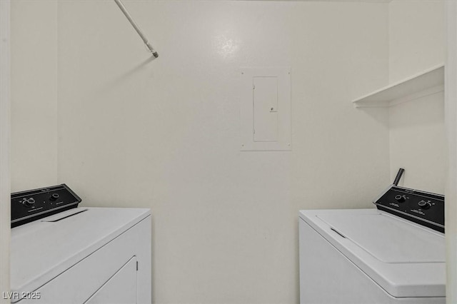 6800 E Lake Mead Blvd Unit 2050, Las Vegas, NV 89156 - laundry area with independent washer and dryer and electric panel