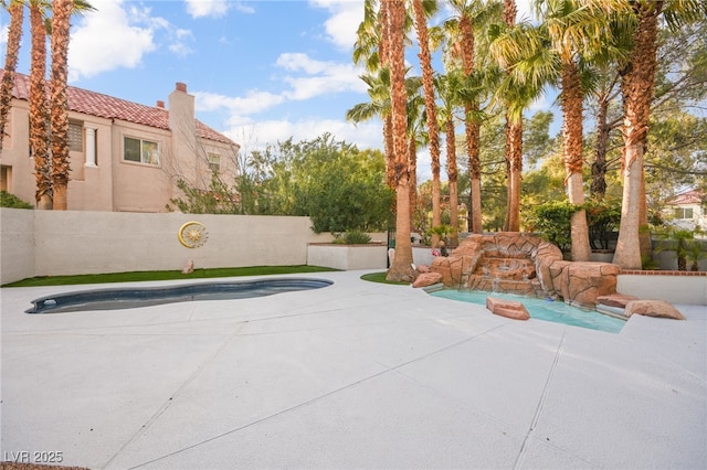 2608 Sun Reef Rd, Las Vegas, NV 89128 - view of pool with fence, a fenced in pool, and a patio