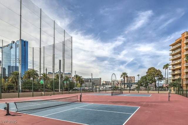 205 E Harmon Ave Unit 803, Las Vegas, NV 89169 - view of tennis court with community basketball court