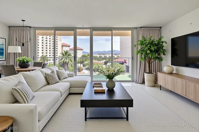 205 E Harmon Ave Unit 803, Las Vegas, NV 89169 - living area with floor to ceiling windows