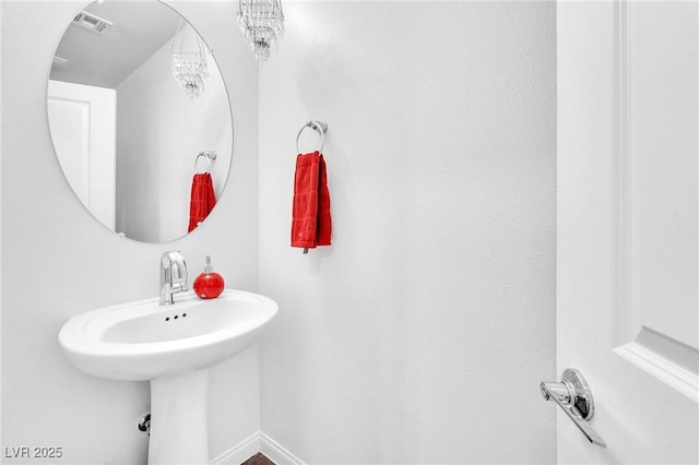 bathroom featuring visible vents