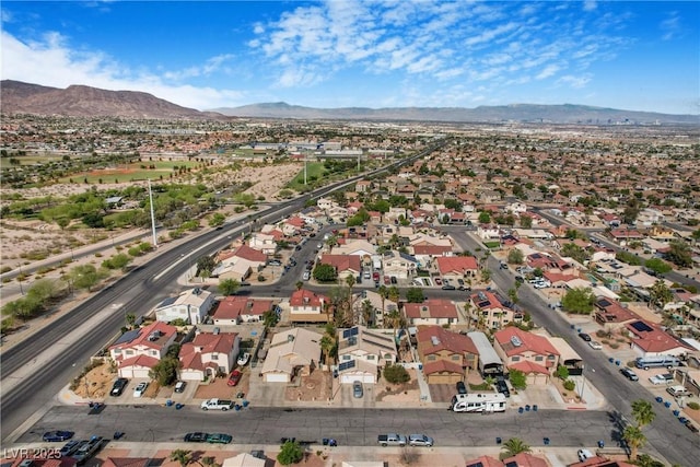 182 Horizon View Dr, Henderson, NV 89015 - aerial view with a residential view and a mountain view