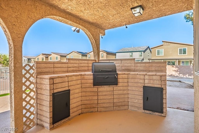 1410 E Serene Ave, Las Vegas, NV 89123 - view of patio / terrace featuring fence and a residential view