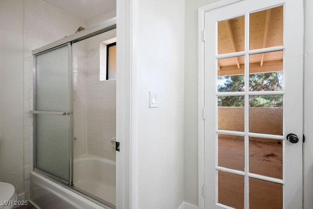 1410 E Serene Ave, Las Vegas, NV 89123 - full bathroom with enclosed tub / shower combo and toilet