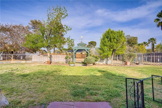 3100 Garehime St, Las Vegas, NV 89108 - view of yard with a gazebo