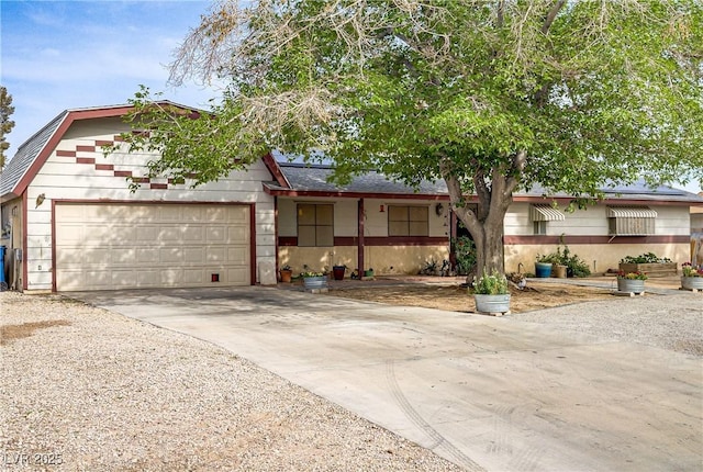 3100 Garehime St, Las Vegas, NV 89108 - view of front of property featuring driveway, an attached garage, and a shingled roof