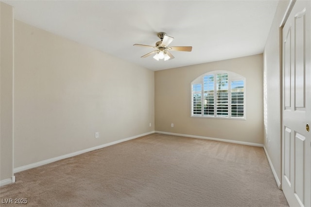 2445 Antler Point Dr, Henderson, NV 89074 - spare room featuring a ceiling fan and carpet