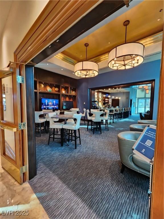 135 E Harmon Ave Unit 3320, Las Vegas, NV 89109 - view of carpeted dining room