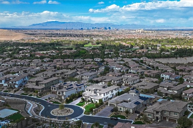 10 Olympia Outlook Dr, Las Vegas, NV 89141 - aerial view featuring a mountain view