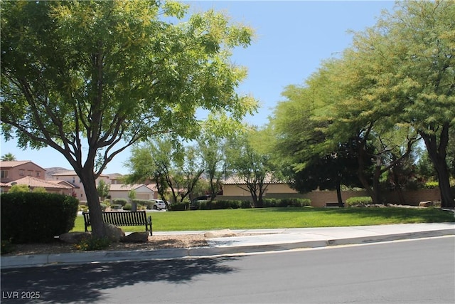 932 Tafalla Ct, Las Vegas, NV 89138 - view of road with sidewalks and curbs