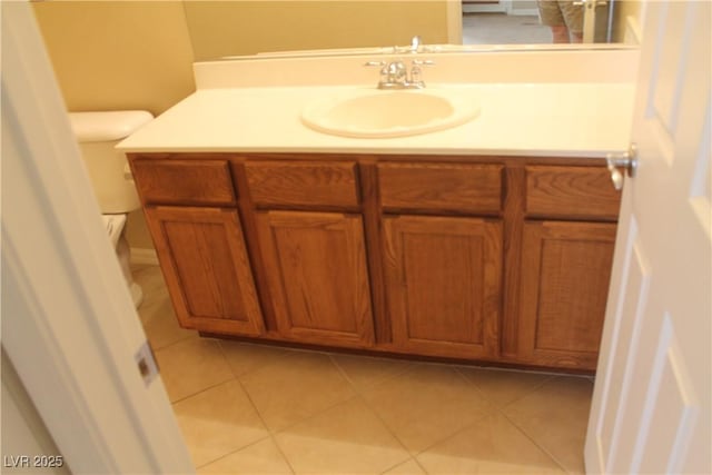 932 Tafalla Ct, Las Vegas, NV 89138 - bathroom featuring tile patterned floors, vanity, and toilet
