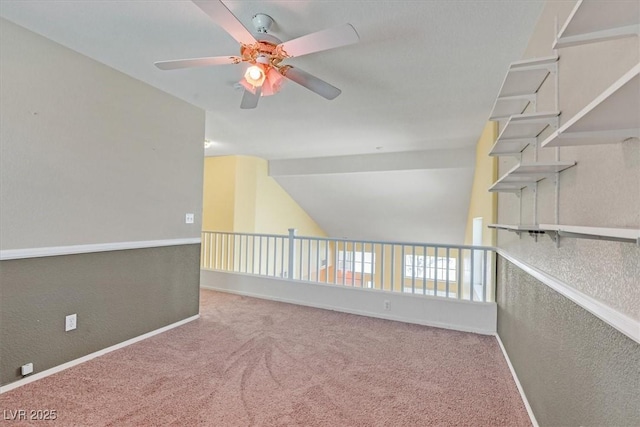681 Peach Coral St, Las Vegas, NV 89183 - interior space featuring baseboards, a textured wall, and ceiling fan