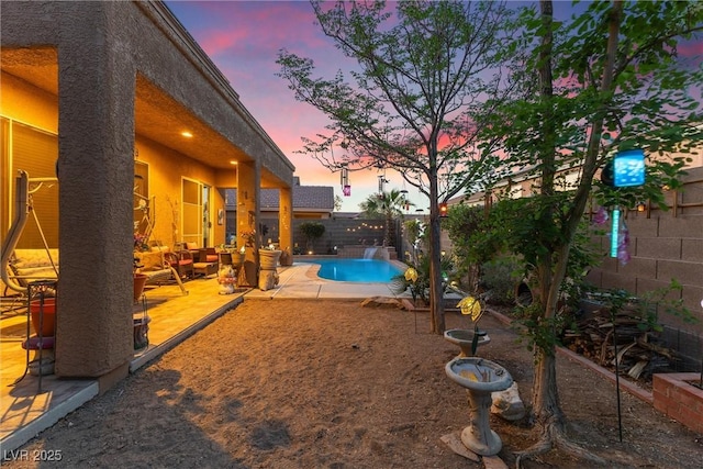 648 Sunrise Lake Pl, Henderson, NV 89002 - pool featuring a fenced backyard and a patio area