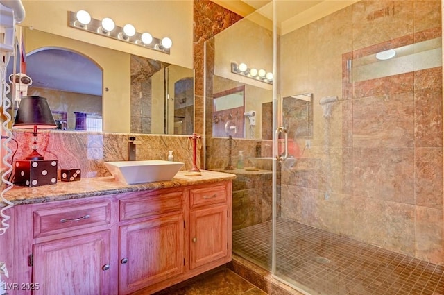 9000 Las Vegas Blvd Unit 1047, Las Vegas, NV 89123 - bathroom featuring vanity and a shower stall