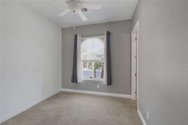 8209 Chapelle Ct, Las Vegas, NV 89131 - carpeted spare room featuring a ceiling fan and baseboards