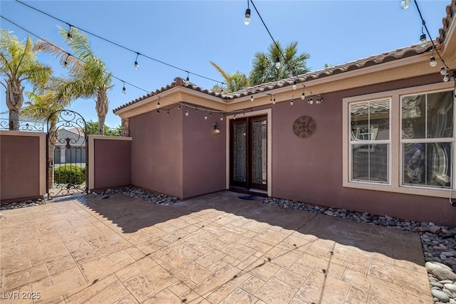 8209 Chapelle Ct, Las Vegas, NV 89131 - view of patio featuring french doors