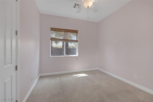8209 Chapelle Ct, Las Vegas, NV 89131 - spare room featuring carpet floors, a ceiling fan, and baseboards