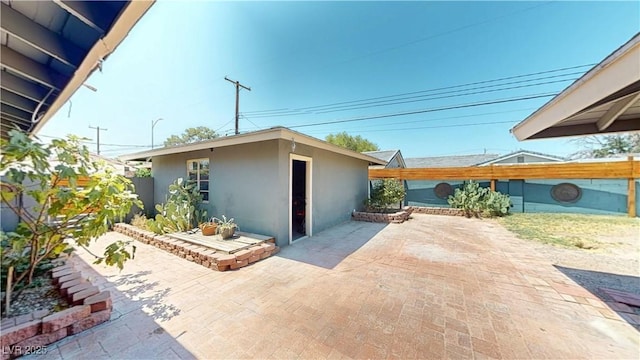 1801 Griffith Ave, Las Vegas, NV 89104 - fenced backyard featuring a patio area