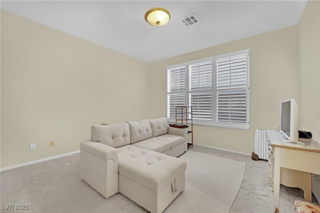 3755 Broadmead St, Las Vegas, NV 89147 - living area featuring light colored carpet and baseboards