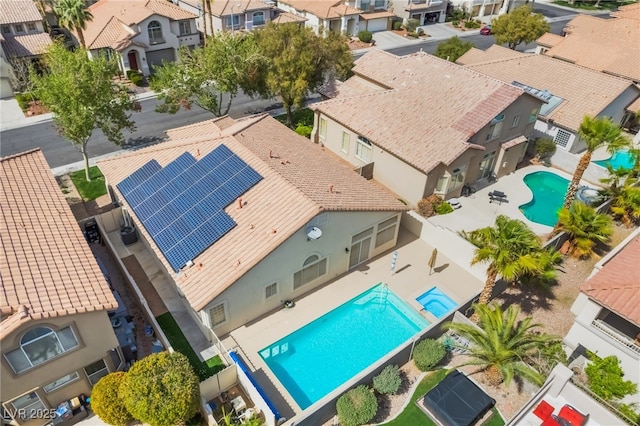 3057 Sunrise Heights Dr, Henderson, NV 89052 - drone / aerial view with a residential view