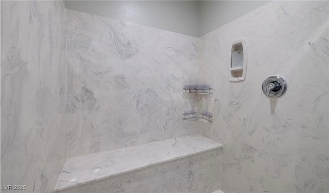 3152 Tronzano Ave, Henderson, NV 89044 - full bath with a marble finish shower