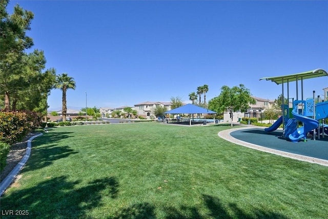 8919 Don Valley Ave, Las Vegas, NV 89148 - communal playground with a gazebo and a yard