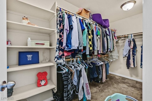 8919 Don Valley Ave, Las Vegas, NV 89148 - walk in closet featuring carpet floors