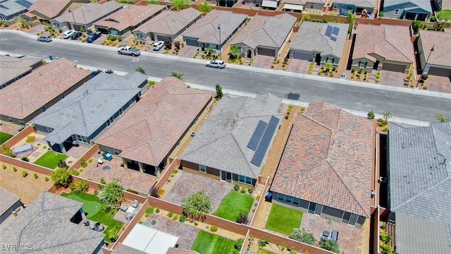 aerial perspective of suburban area