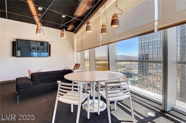 3726 Las Vegas Blvd Unit 2605, Las Vegas, NV 89158 - dining room with a high ceiling