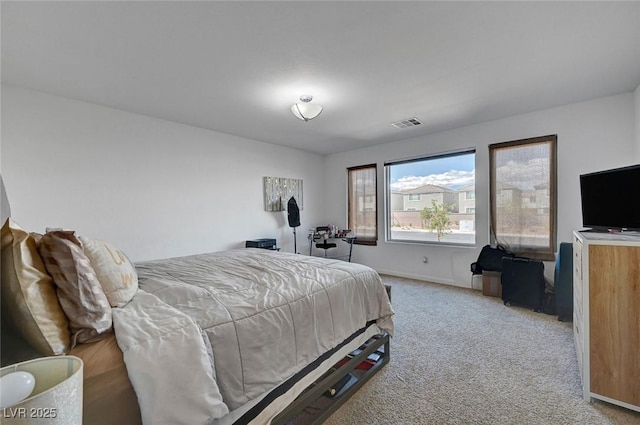 7953 Mountain Lilac St, Las Vegas, NV 89113 - bedroom featuring light carpet and visible vents