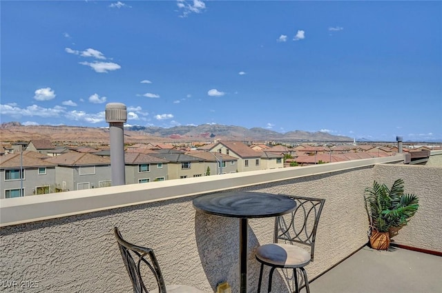 7953 Mountain Lilac St, Las Vegas, NV 89113 - balcony with a mountain view and a residential view