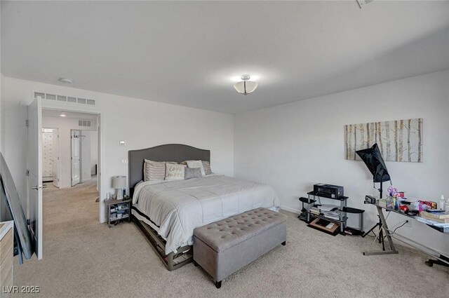 7953 Mountain Lilac St, Las Vegas, NV 89113 - bedroom featuring light carpet, baseboards, and visible vents
