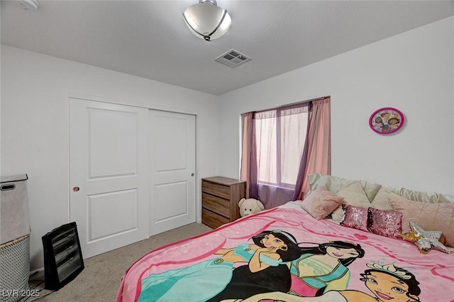 7953 Mountain Lilac St, Las Vegas, NV 89113 - carpeted bedroom with visible vents and a closet